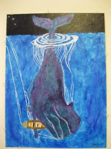 Great Barrington Waldorf High School Moby Dick Painting